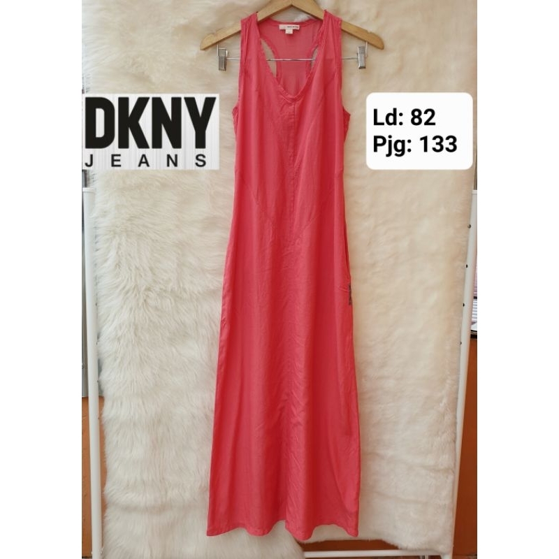 DKNY JEANS Maxi Dress Cotton