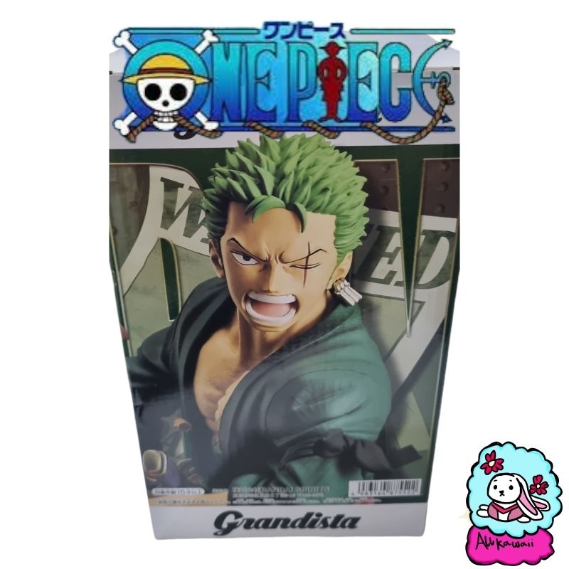Bandai Grandista Action Figure Original One Piece Zoro
