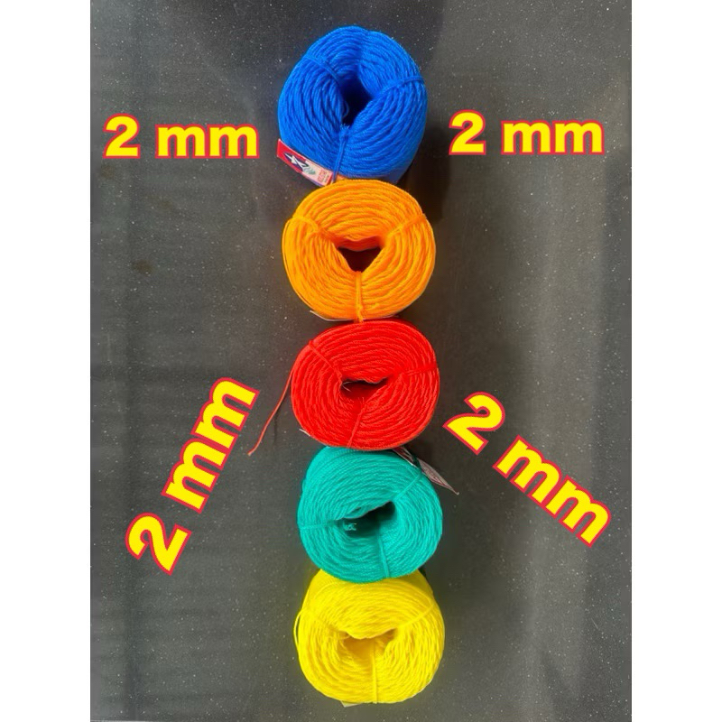 TALI TAMBANG 2mm / TALI TAMBANG KECIL 2 MM panjang +-135 meter