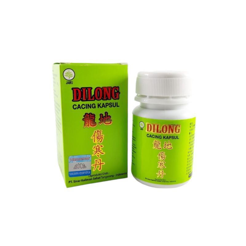 DILONG CACING KAPSUL 60 KAPSUL DILONG KAPSUL CACING 60' KAPSUL TIPUS OBAT DEMAM Dilong