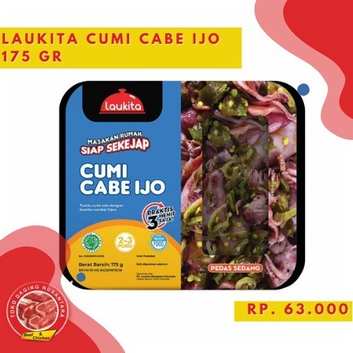 

LAUKITA CUMI CABE IJO 175 GR