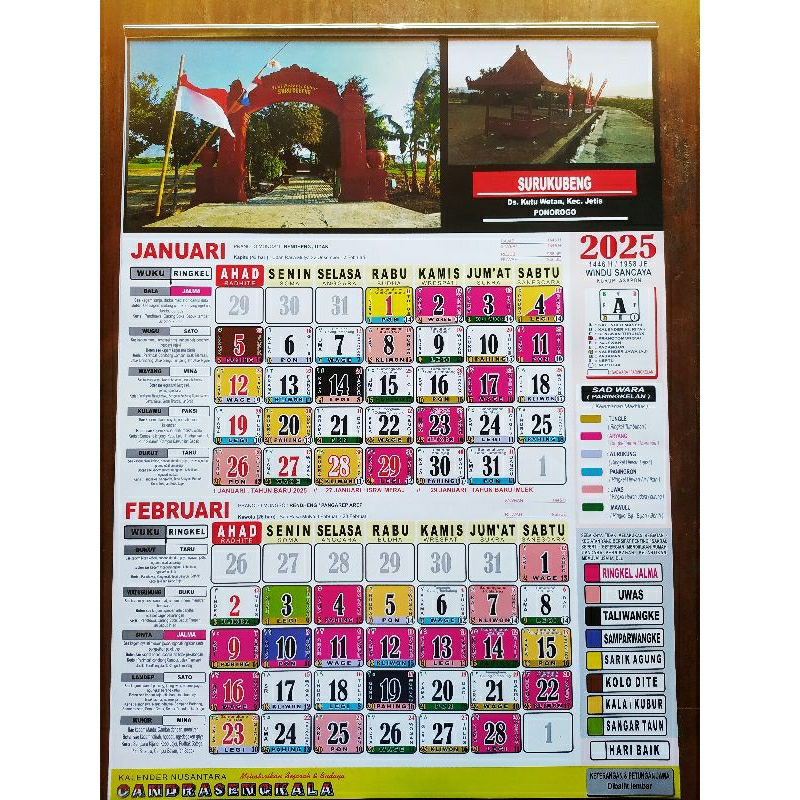 

Kalender Jawa Candrasengkala 2025 Murah Kalender Jawa Nusantara Candrasengkala 2025