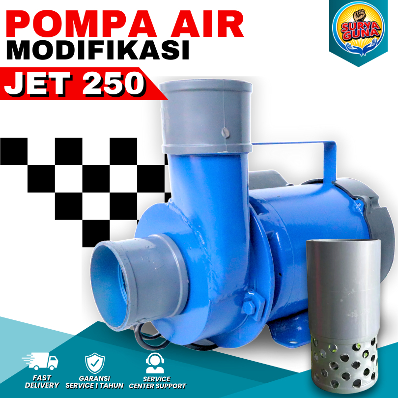 Surya Guna Pompa Air Modifikasi Tulungagung JET 250 Pompa kolam 2 dim