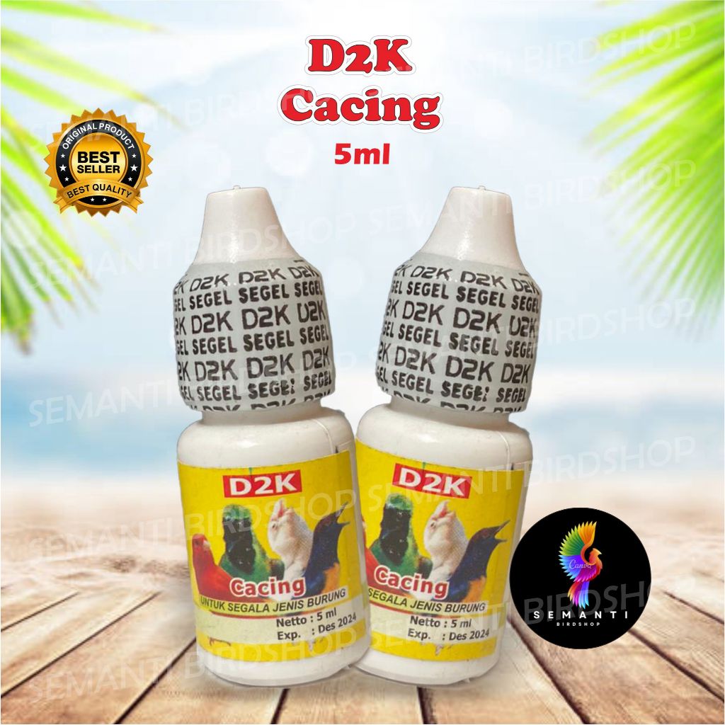 JUAL CACING D2K VITAMIN OBAT BURUNG SAKIT CACINGAN KURUS NYILET JADI SEHAT GEMUK GACOR BUNYI LINCAH