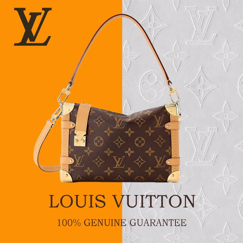 【100% original】LV Louis Vuitton Side Trunk Bag/handbag lv/lv trunk/tas louis vuitton asli/tas louis 