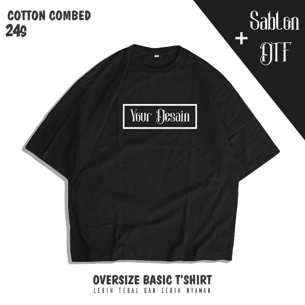 custom sablon kaos 24s