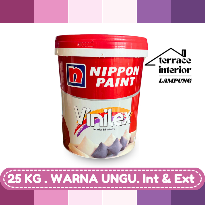Cat Tembok Nippon Vinilex 5000 Interior & Exterior Ungu 25 Kg