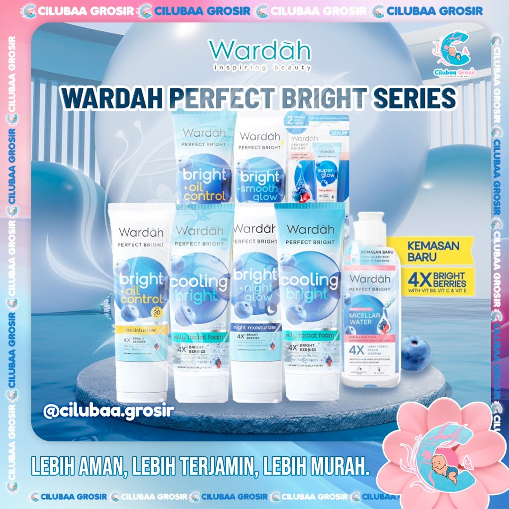 WARDAH Perfect Bright Series || Creamy Foam || Moisturizer || Tone Up || Peel Off || BB Powder || Mi