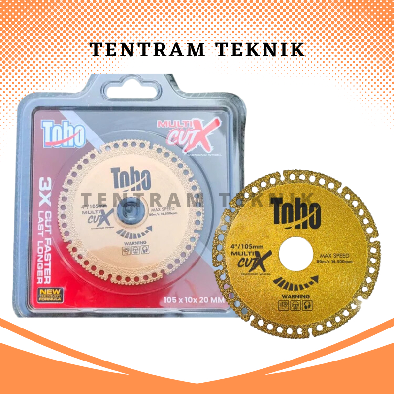 Diamond Wheel Toho Multi Cut X / Toho Multi Cut X Mata Cutting Multi Diamond Wheel Blade Turbo / Toh