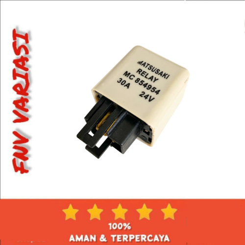 Relay Lampu Fuso 24V Kaki Pin 3 MC854954