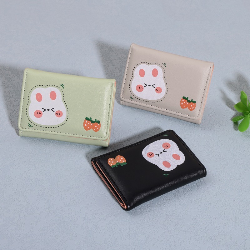 Dompet Lipat Wanita Cute Model Beruang Stroberi Emart Shop