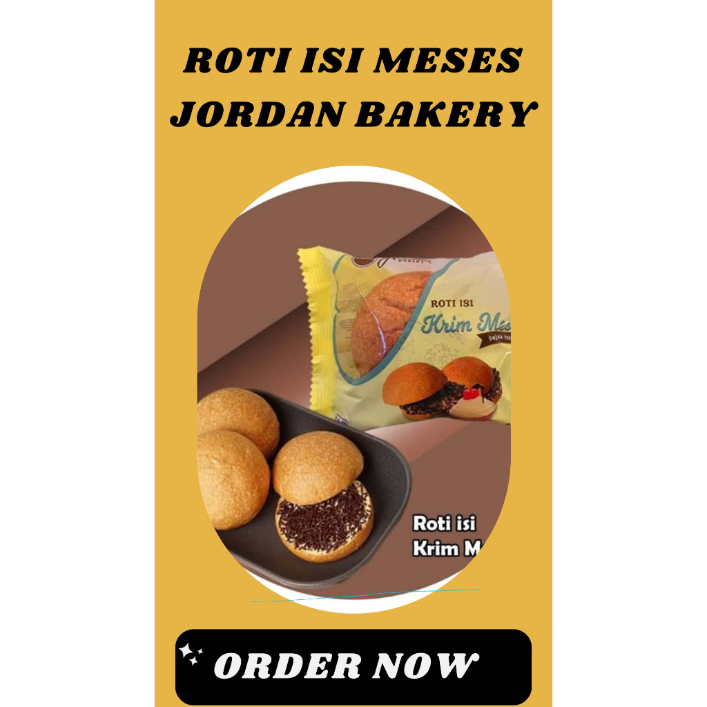 Roti jordan bakery isi meses 30gr termurah terlaris harga grosir