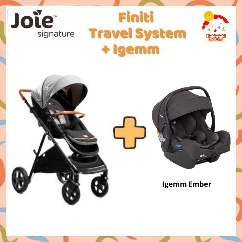 Joie Signature Finiti Stroller Travel System with Joie signature Igemm