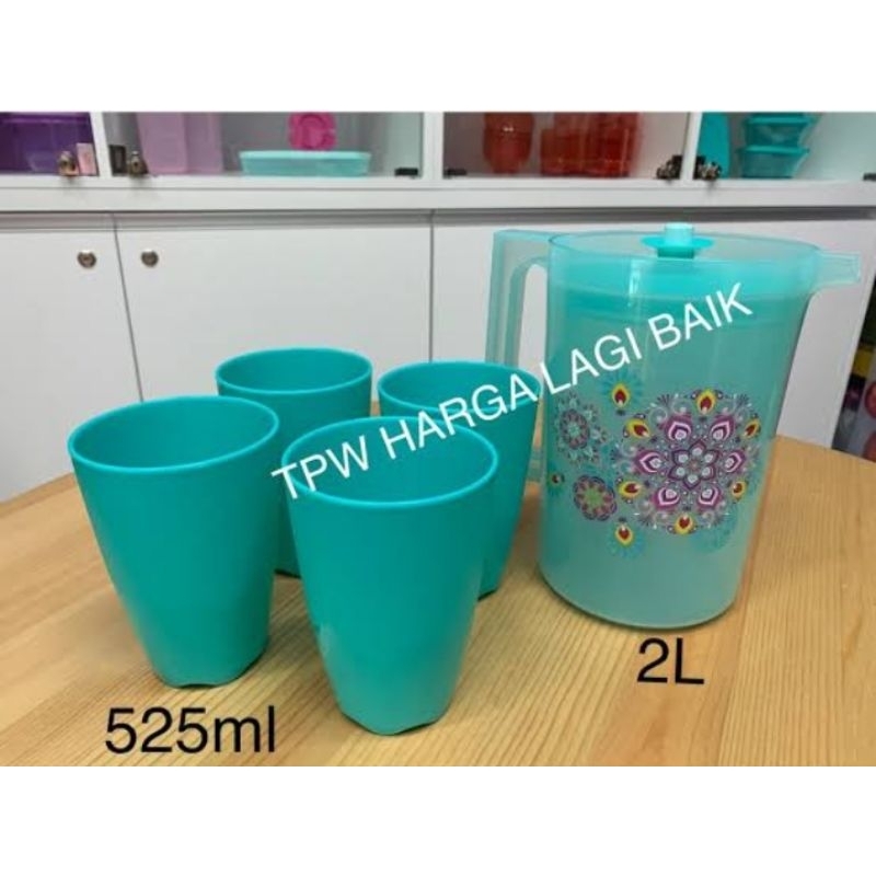1L Pitcher/2L pitcher/Pitcher tosca/pitcher mosaic/teko Tupperware/gelas Tupperware/OH tumbler/tumbl