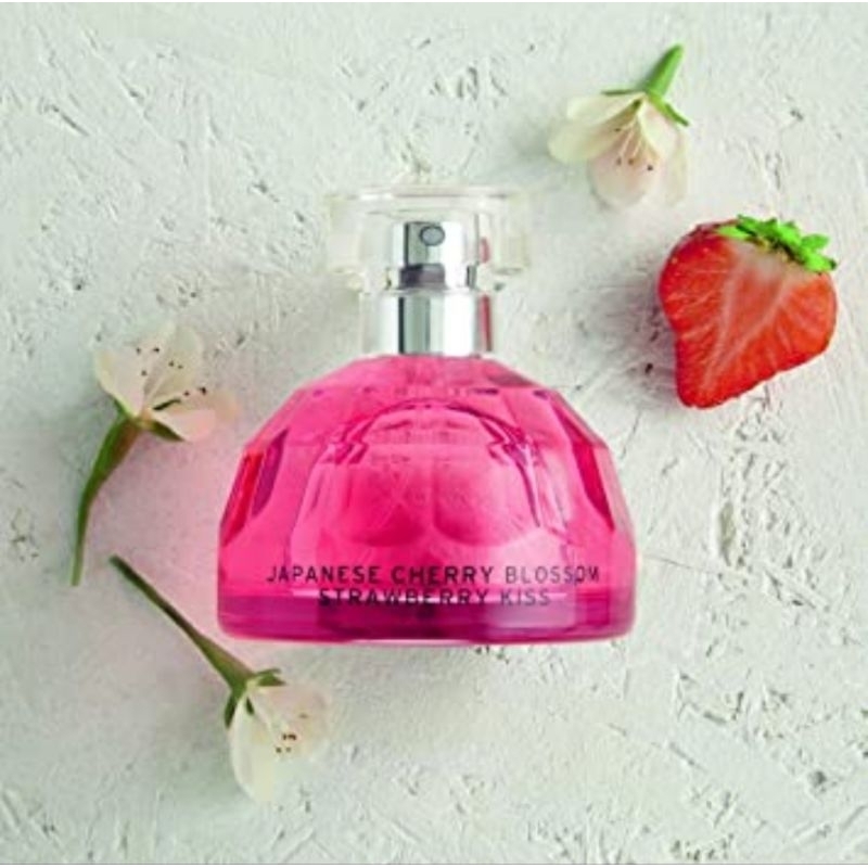 Parfum Branded Murah Kristal Edt Japanese Cherry Blossom Strawberry Kiss 50 ML Original (Best Seller