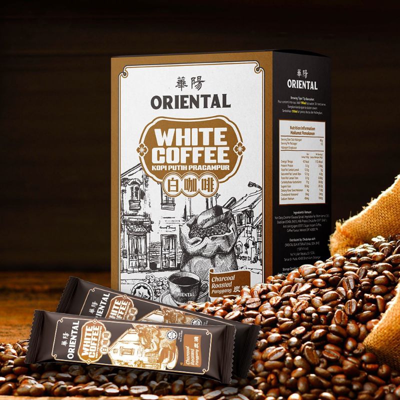 

ORIENTAL ROASTED WHITE COFFEE ISI 10 SET ORI MALAYSIA