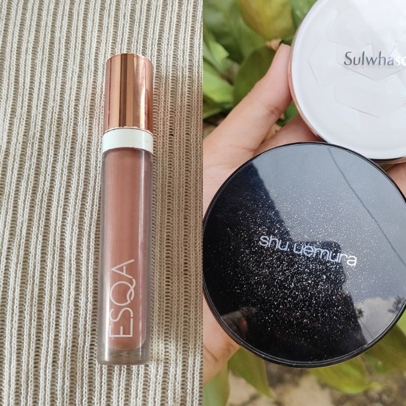 TAKE ALL, Case Only Casing Cushion Shu Uemura + Lip Esqa Foxy Nude (PRELOVED)