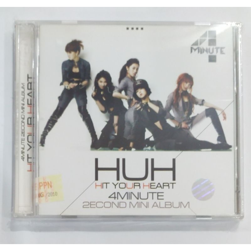 CD 4MINUTE - HUH HIT YOUR HEART  (2ECOND MINI ALBUM)