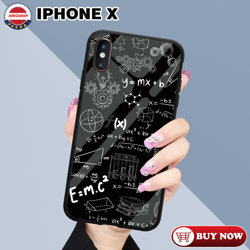 [HC25]  CASE GLOSSY Premium IPHONE X | IPHONE XS | Case Glossy Kilau | Casing KEKINIAN CASE HD MOTIF