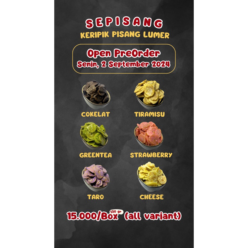 

Sepisang KERIPIK PISANG LUMER