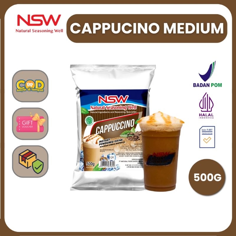 

NSW Powder Drink Rasa Cappuccino MEDIUM 400 gr