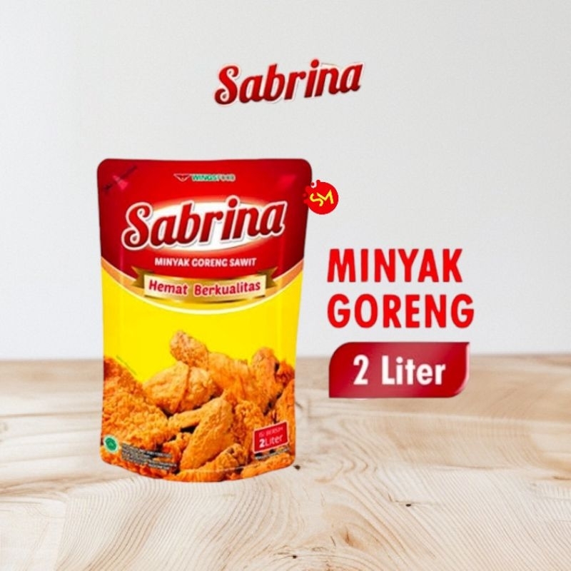 

minyak goreng sabrina 2 Liter