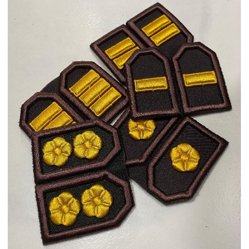 bordir timbul pangkat pdl perwira polri | pangkat pdl pama | pangkat pdl pamen