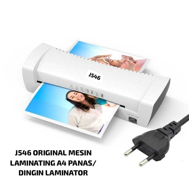 

J546 ORIGINAL MESIN LAMINATING A4 PANAS DINGIN LAMINATOR LAMINASI ALAT DOKUMEN FOTO KERTAS HOT COLDD
