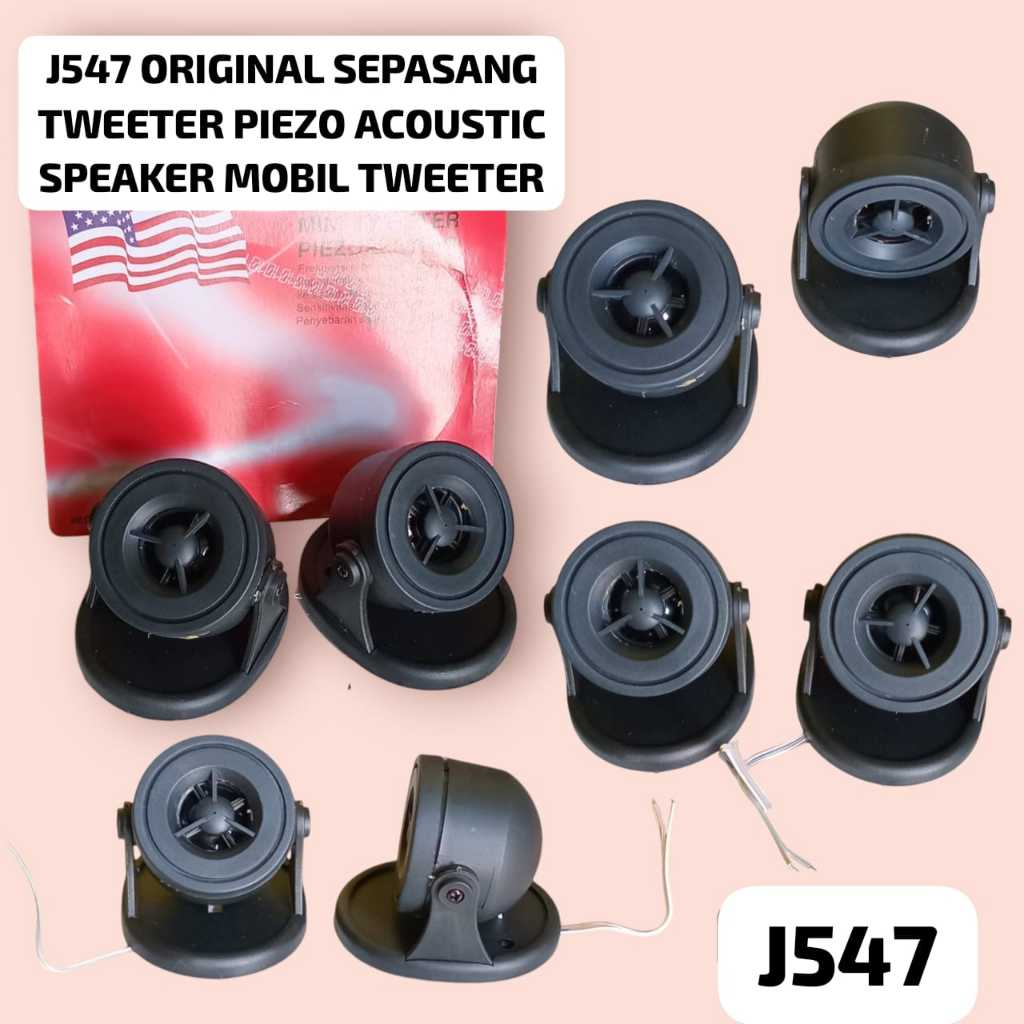 J547 ORIGINAL SEPASANG TWEETER PIEZO SPEAKER MOBIL TWEETER ACOUSTIC 1000W SUARA JERNIH TWEETER PIEZO