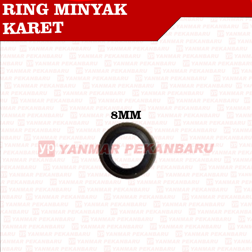 8MM Ring Minyak Ring Karet Baut