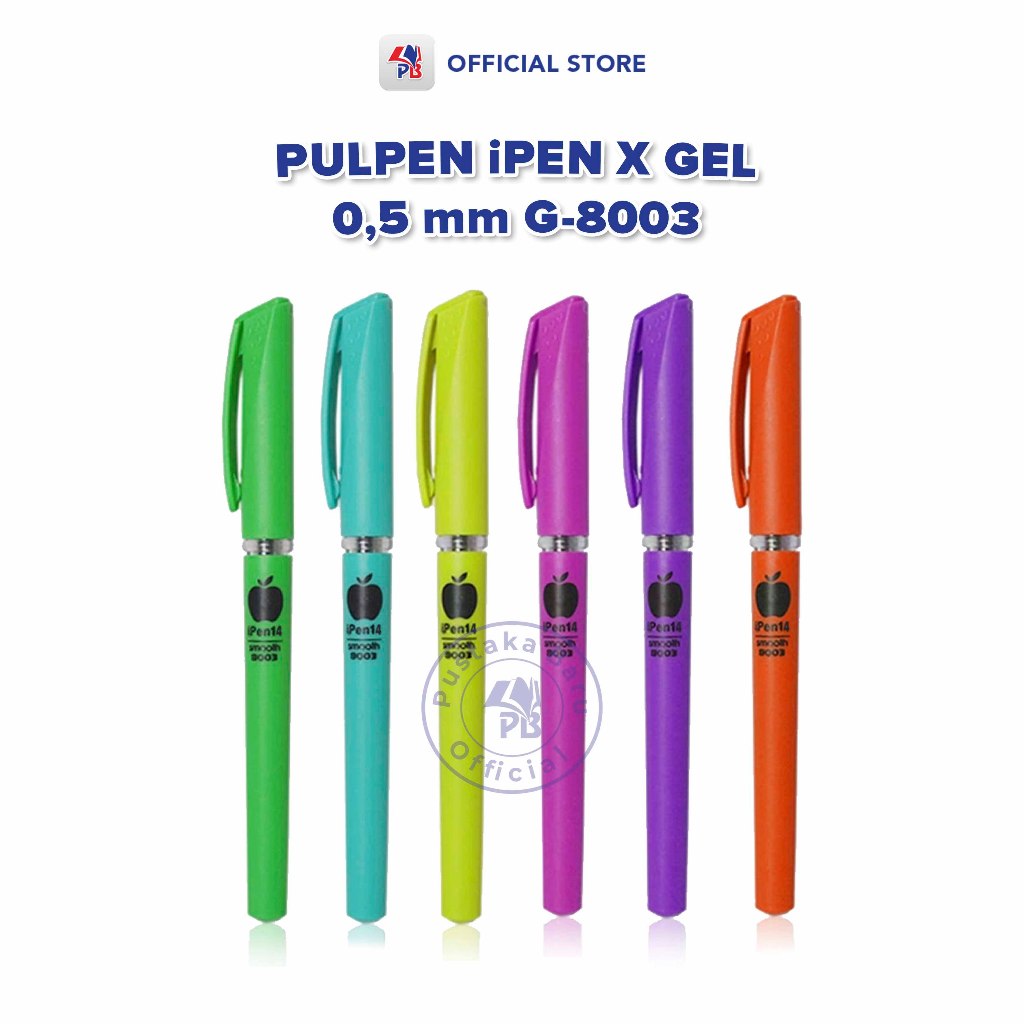 

Pulpen Bolpoin Bulpen Ipen X 12 0.5 MM Gel Pen Apel Satuan Pulpen Anti Macet / PB EDUKASI ANAK - PBNB