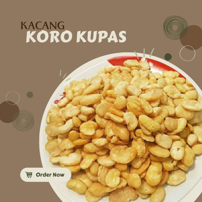 

kacang koro kupas aneka rasa merk snack ku