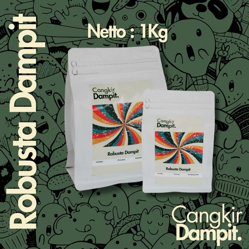 

Biji Kopi Robusta Dampit | Cangkir Dampit Roastery Espresso Coffee Roast Beans Single Origin