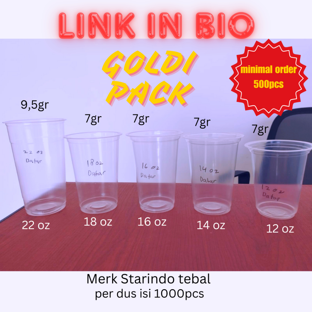 Sablon Cup Gelas Starindo Datar Tebal 7gr 12oz 14oz 16oz 18oz 22oz Datar Murah