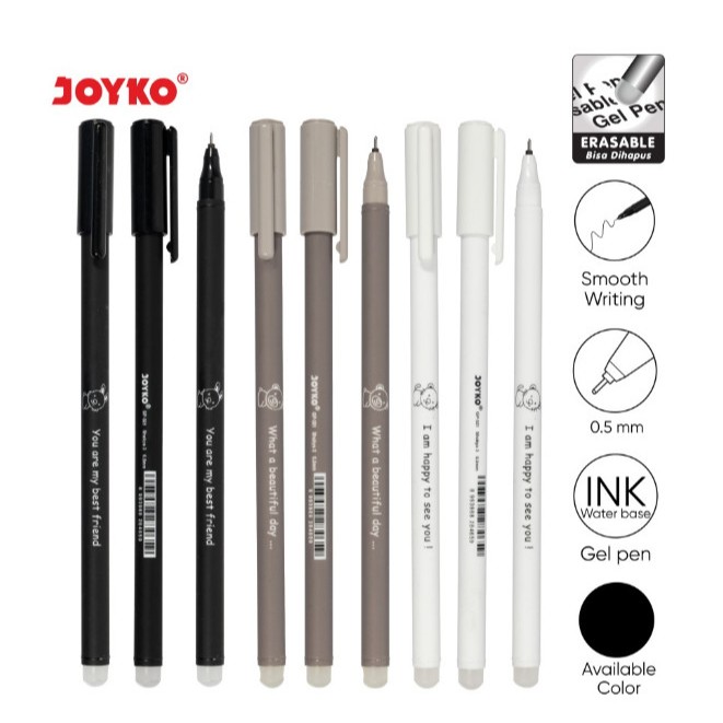 

Erasable Gel Pen Pulpen Bisa Dihapus Joko GP-321 Shokyo 3 Gel 0.5 mm