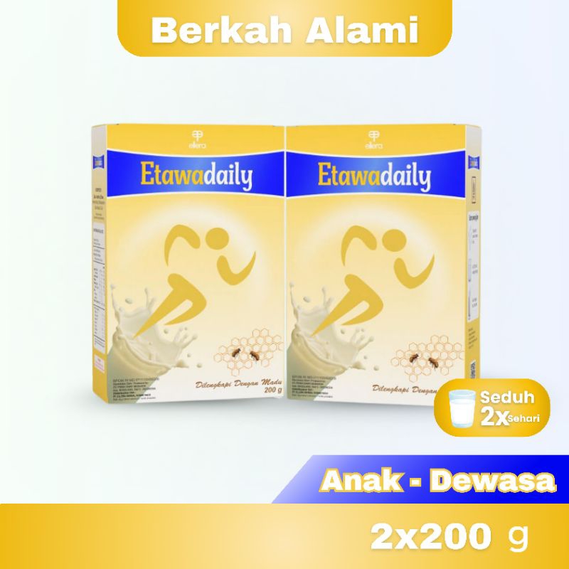 

ETAWADAILY SUSU KAMBING ETAWA HALAL BPOM 200 GRAM