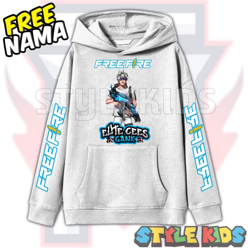 (BISA COD) FREE NAMA Jaket Hoodie Anak Laki laki Perempuan Logo Karakter Char Sg Ak Naga Elite Cees 