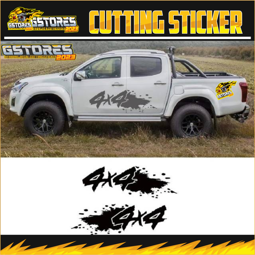 Sticker mobil off road sticker mobil toyota hilux cutting sticker mobil off road ford ranger triton