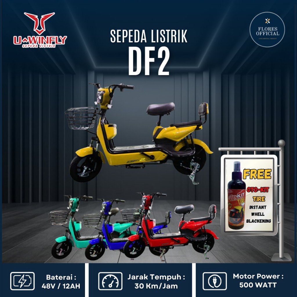 Sepeda Listrik UWinfly DF2 dragonFLy Garansi Resmi