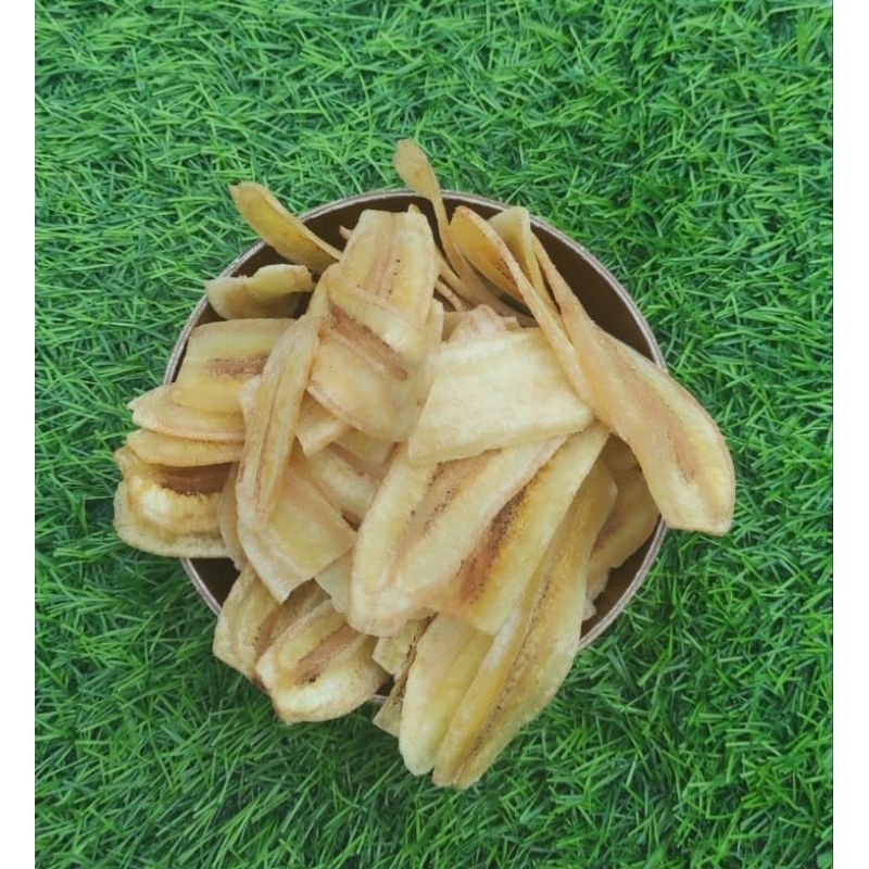 

Jajanan cemilan keripik pisang gurih asin 50gr