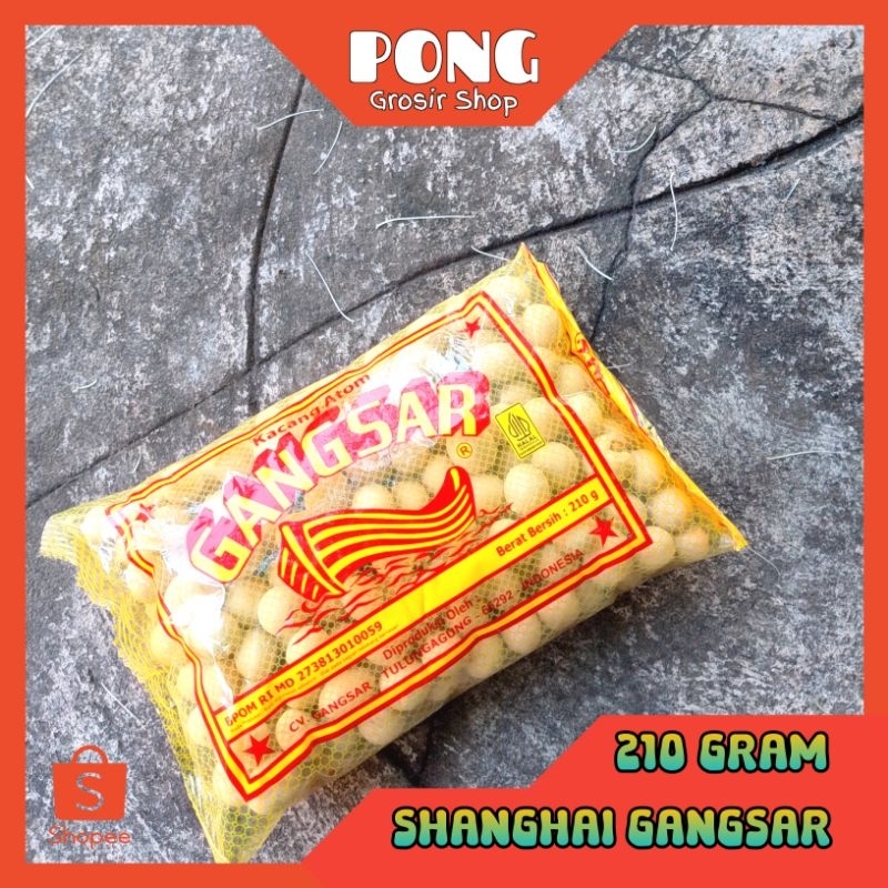 

Kacang Atom Shanghai GANGSAR 210 gram