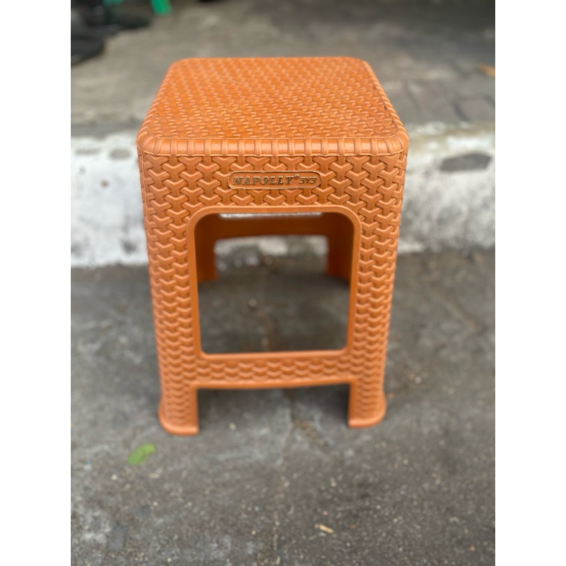 NAPOLLY KURSI KRS 3Y3 - Kursi Rotan Bangku Plastik / Kursi Bakso Duduk NAPOLLY ORIGINAL