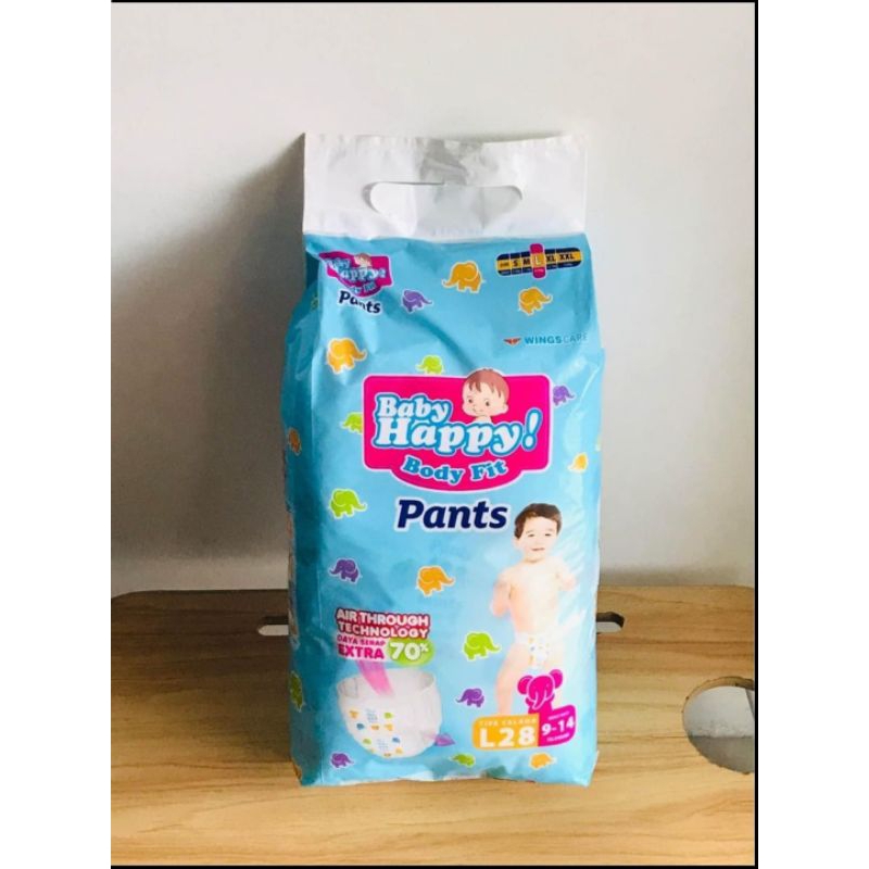 Pempers Baby Happy Pants ukuran L28