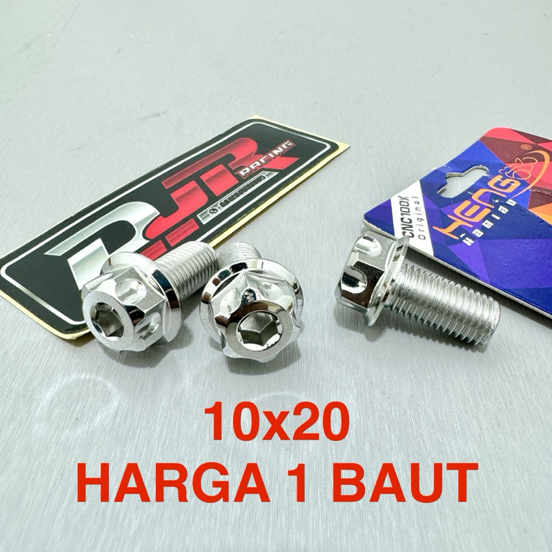 BAUT 14 PROBOLT 10x20 STAINLESS model GS1 original HENG THAILAND baut 14 panjang 2cm
