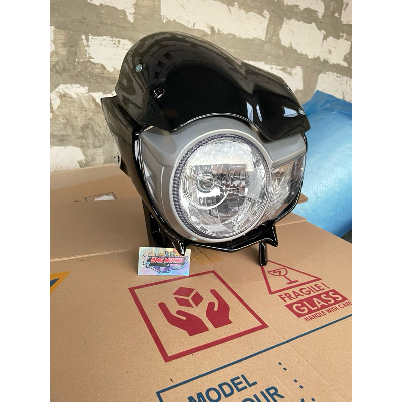 KEPALA PECE/headlamp pece/kepala lampu tiger pece/ kedok tiger revo 2010