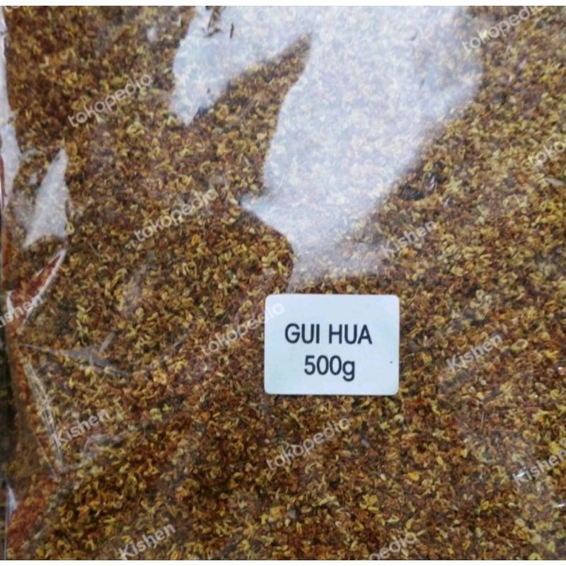 

10 G 50 GR 100 GRAM 桂花 GUI HUA TEH BUNGA OSMANTHUS FLOWER TEA