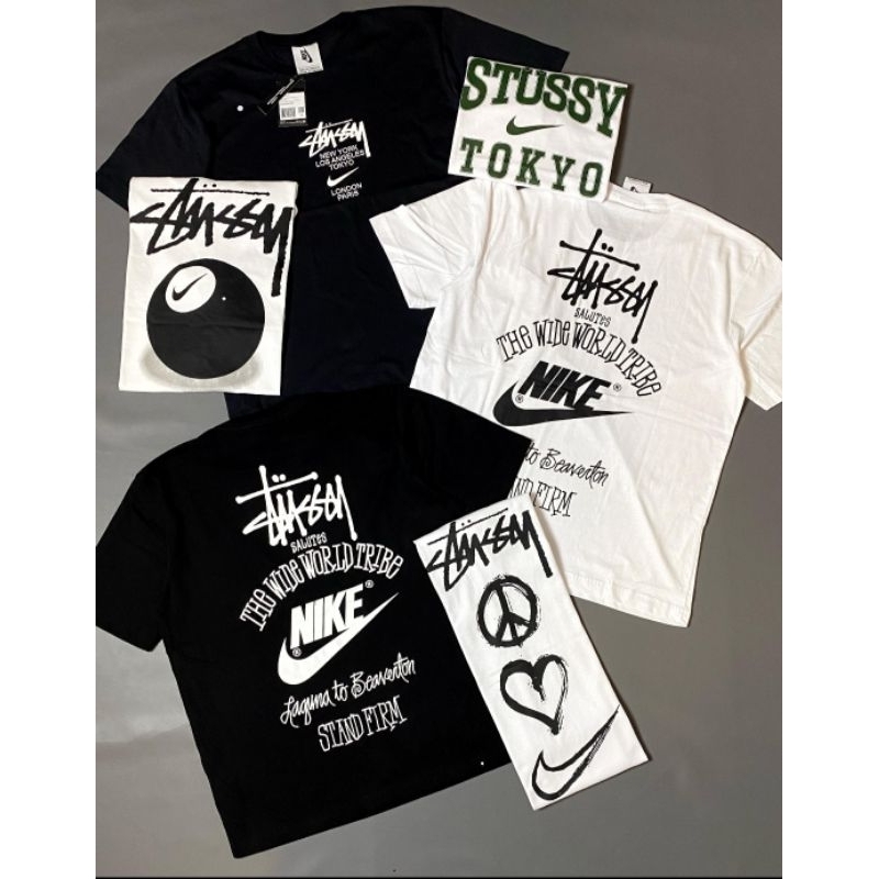 T-SHIRT NIKE X STUSSY ORIGINAL PRIA DAN WANITA UNISEK