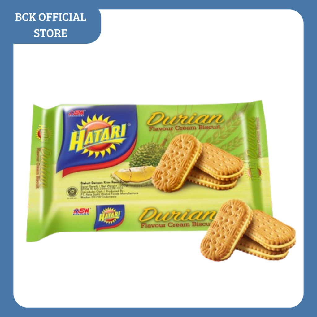 

Hatari Durian Cream Biscuits 190gr (PCS)