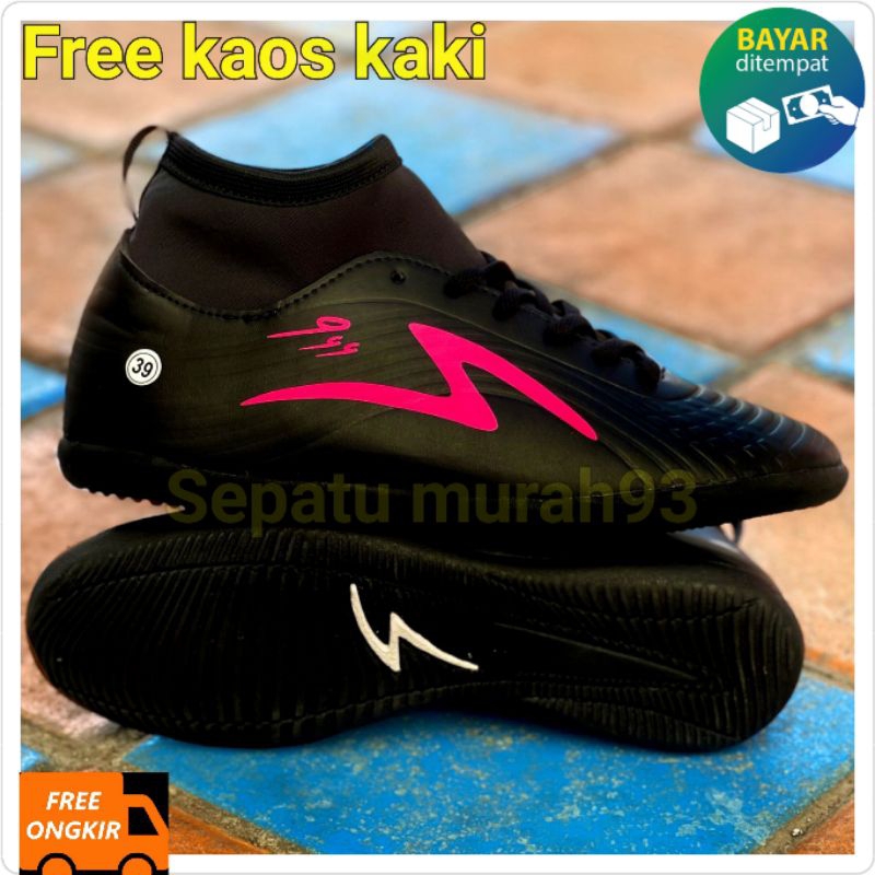 SPESIAL PROMO SPECS SEPATU FUTSAL LIGHTSPEED REBORN IN WHITE EMPEROR RED