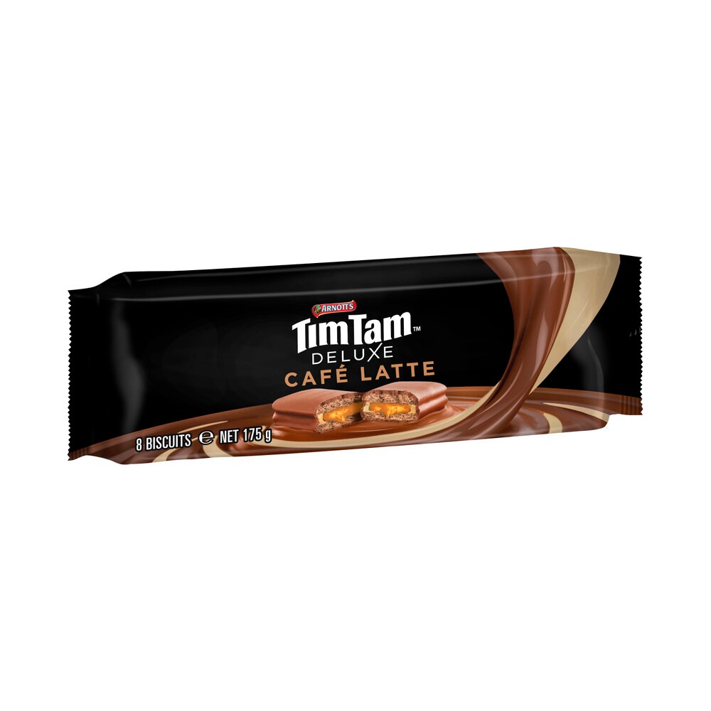 

Arnotts Deluxe Tim Tam Chocolate Biscuits Cafe Latte | 175g Australia